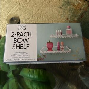 ROOM 2 ROOM 2-Pack Bow Shelf - White